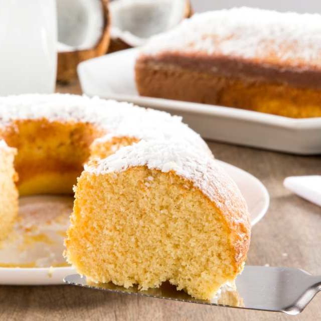 Receita De Bolo De Coco Sem Lactose De R Pido Preparo