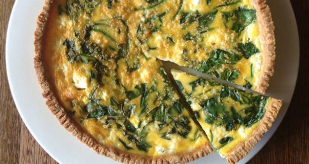 Resultado de imagem para quiche de couve flor e espinafre  low carb