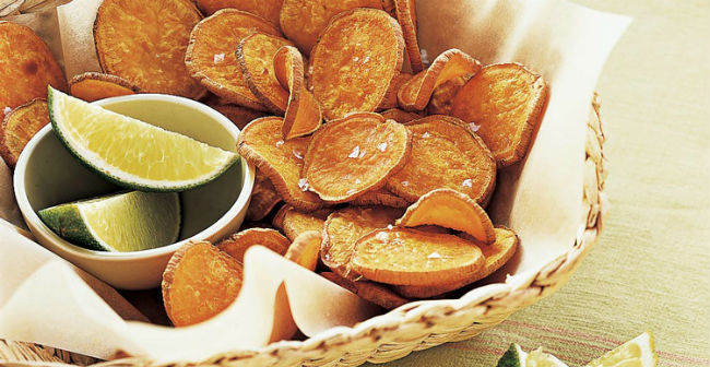 Chips de batata-doce