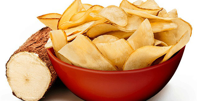 Chips de mandioca