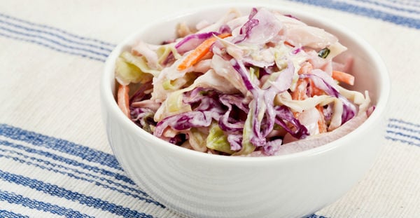 Salada de repolho com maionese light