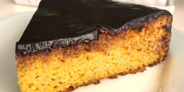 Bolo de cenoura low carb