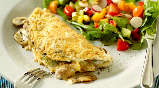 Omelete para diabéticos