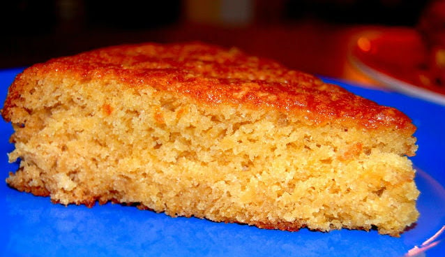 Bolo de laranja vegano