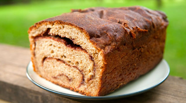 Bolo de canela vegano