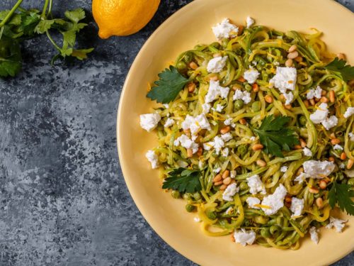 Macarrão de abobrinha low carb, delicioso e saudável