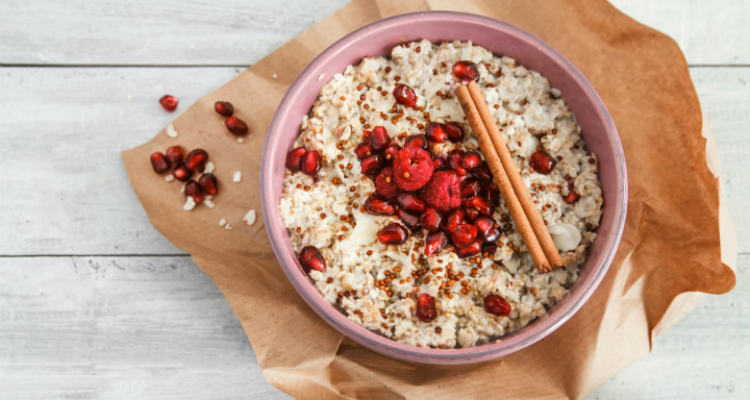 Mingau de quinoa