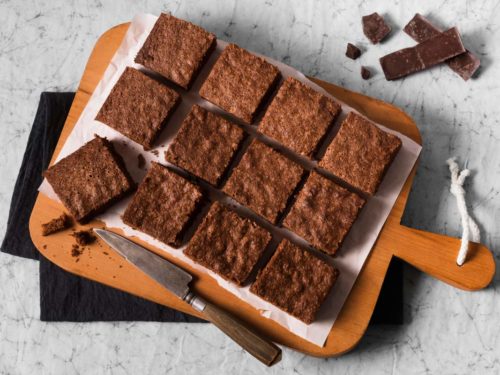 Brownie de chocolate diet e low carb