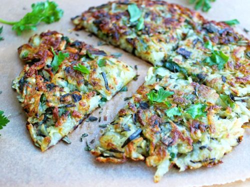 Batata rosti fit com chia saudável e delicioso