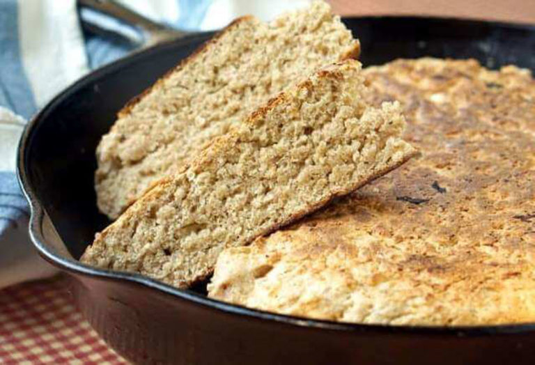 Receita de pão de aveia na frigideira, delicioso e fácil - MundoBoaForma