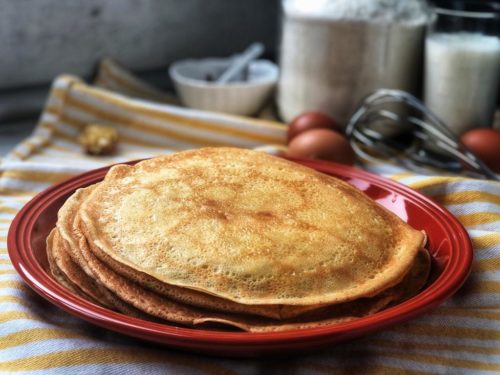 crepioca fit de maca com canela