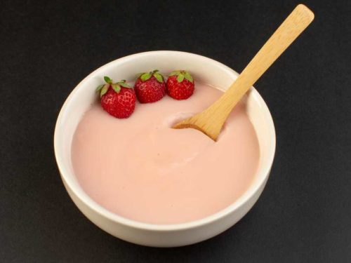 Mousse de morango