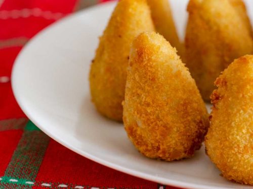 Coxinha de fruta-pão