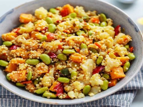 Salada de quinoa