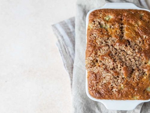 Bolo de maçã com canela