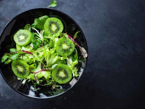 Salada de legumes com frutas