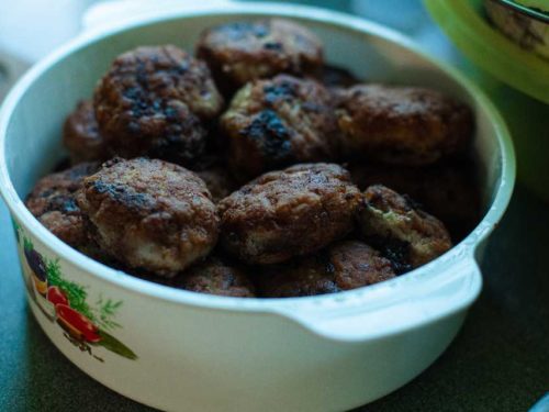 Bolinho de carne low carb