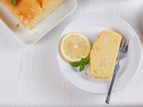 Bolo de iogurte low carb