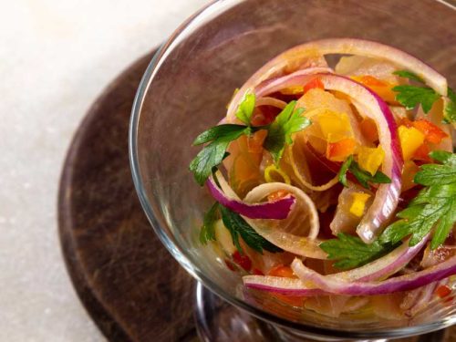 Ceviche de salmão