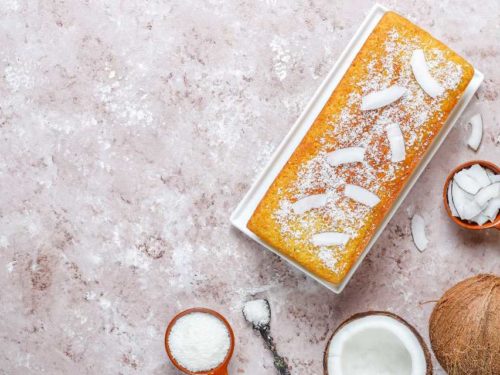 Bolo de coco low carb