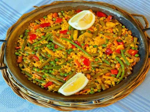 Paella vegana