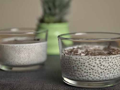 Mingau de chia