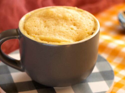 Pão de queijo de caneca