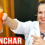 Suco de abacaxi com cenoura e cavalinha