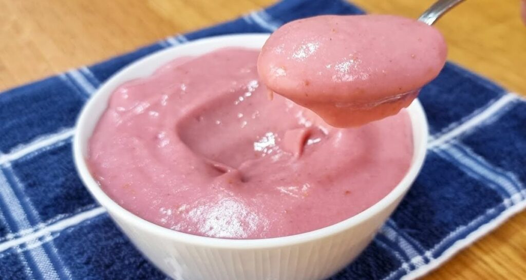 Mousse de morango