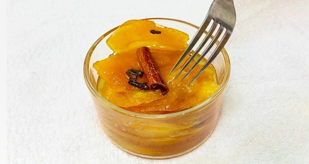 Doce de casca de laranja