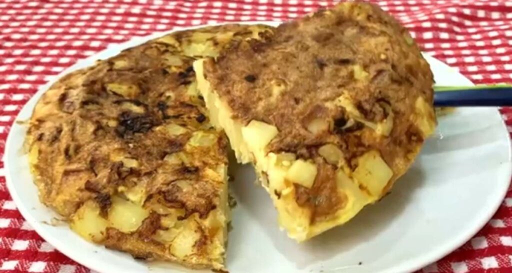 Tortilha de batata com ovo