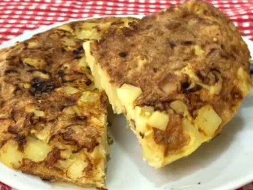 Tortilha de batata com ovo