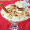 Arroz doce low carb