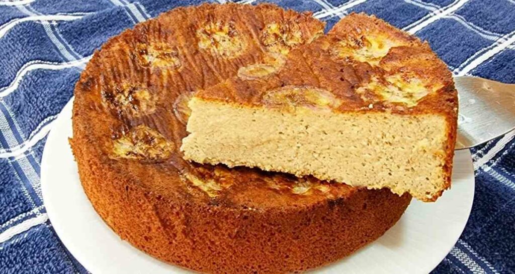 Bolo de banana fit