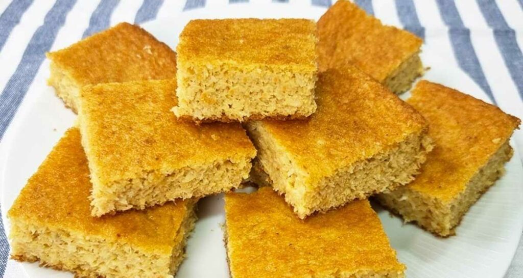 Bolo de milho low carb